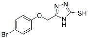 5-(4-BROMO-PHENOXYMETHYL)-4H-[1,2,4]TRIAZOLE-3-THIOL Struktur