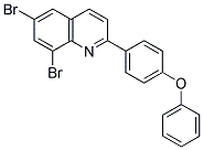 6,8-DIBROMO-2-(4-PHENOXYPHENYL)QUINOLINE Struktur