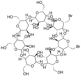 6ALPHA,6BETA-DIDEOXY-6ALPHA,6BETA-DIBROMO-BETA-CYCLODEXTRIN Struktur