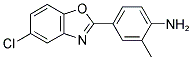 4-(5-CHLORO-1,3-BENZOXAZOL-2-YL)-2-METHYLANILINE Struktur