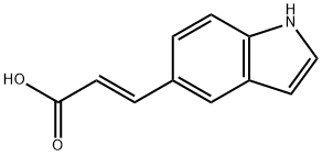 3-(1H-INDOL-5-YL)-ACRYLIC ACID Struktur