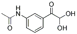 3-ACETAMIDOPHENYLGLYOXAL HYDRATE Struktur