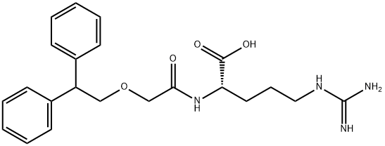 N2-[(2,2-DIPHENYLETHOXY)ACETYL]-L-ARGININE, TFA Struktur