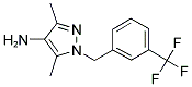 3,5-DIMETHYL-1-(3-TRIFLUOROMETHYL-BENZYL)-1 H-PYRAZOL-4-YLAMINE Struktur