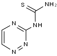 N-1,2,4-TRIAZIN-3-YLTHIOUREA Struktur