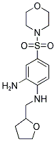 4-(MORPHOLINE-4-SULFONYL)-N1-(TETRAHYDRO-FURAN-2-YLMETHYL)-BENZENE-1,2-DIAMINE Struktur