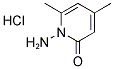 1-AMINO-4,6-DIMETHYL-1 H-PYRIDIN-2-ONE HYDROCHLORIDE Struktur