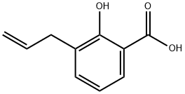 3-ALLYL-2-HYDROXY-BENZOIC ACID Struktur