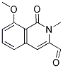 8-METHOXY-2-METHYL-1-OXO-1,2-DIHYDRO-3-ISOQUINOLINECARBALDEHYDE Struktur