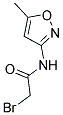 2-BROMO-N-(5-METHYL-ISOXAZOL-3-YL)-ACETAMIDE Struktur