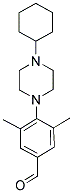 4-(4-CYCLOHEXYLPIPERAZIN-1-YL)-3,5-DIMETHYLBENZALDEHYDE Struktur