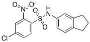 ((4-CHLORO-2-NITROPHENYL)SULFONYL)INDAN-5-YLAMINE Struktur