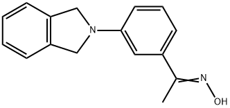 1-[3-(1,3-DIHYDRO-2H-ISOINDOL-2-YL)PHENYL]-1-ETHANONE OXIME Struktur