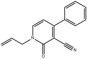 3-CYANO-N-ALLYL-4-PHENYL PYRIDONE Struktur