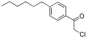 2-CHLORO-1-(4-HEXYL-PHENYL)-ETHANONE Struktur