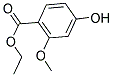 4-HYDROXY-2-METHOXYBENZOIC ACID ETHYL ESTER Struktur