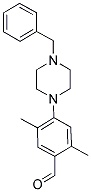 4-(4-BENZYLPIPERAZIN-1-YL)-2,5-DIMETHYLBENZALDEHYDE Struktur