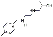 1-((2-((4-METHYLBENZYL)AMINO)ETHYL)AMINO)PROPAN-2-OL Struktur