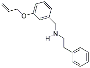 N-(3-(ALLYLOXY)BENZYL)-2-PHENYLETHANAMINE Struktur