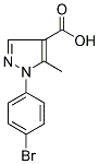 1-(4-BROMO-PHENYL)-5-METHYL-1H-PYRAZOLE-4-CARBOXYLIC ACID Struktur