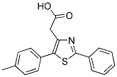 (2-PHENYL-5-P-TOLYL-THIAZOL-4-YL)-ACETIC ACID Struktur