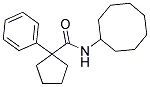 N-CYCLOOCTYL(PHENYLCYCLOPENTYL)FORMAMIDE Struktur