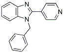 1-BENZYL-2-PYRIDIN-4-YL-1H-BENZOIMIDAZOLE Struktur