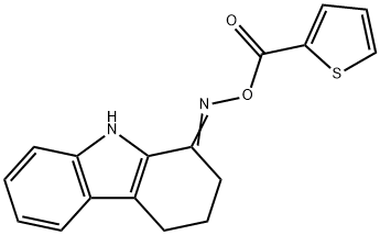 1-([(2-THIENYLCARBONYL)OXY]IMINO)-2,3,4,9-TETRAHYDRO-1H-CARBAZOLE Struktur