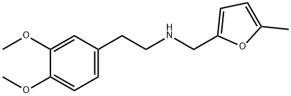 [2-(3,4-DIMETHOXY-PHENYL)-ETHYL]-(5-METHYL-FURAN-2-YLMETHYL)-AMINE Struktur