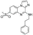 7-(METHYLSULFONYL)-N-(2-PHENYLETHYL)IMIDAZO[1,2-A]QUINOXALIN-4-AMINE Struktur