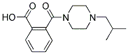 2-[(4-ISOBUTYLPIPERAZIN-1-YL)CARBONYL]BENZOIC ACID Struktur