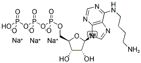 N6-(4-AMINO)BUTYL-ADENOSINE-5'-TRIPHOSPHATE, SODIUM SALT Struktur