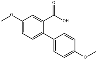 4,4'-DIMETHOXY-BIPHENYL-2-CARBOXYLIC ACID Struktur