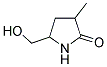 5-HYDROXYMETHYL-3-METHYLPYRROLIDIN-2-ONE Struktur