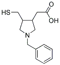 (1-BENZYL-4-MERCAPTOMETHYL-PYRROLIDIN-3-YL)-ACETIC ACID Struktur