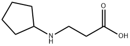 3-(CYCLOPENTYLAMINO)PROPANOIC ACID Struktur