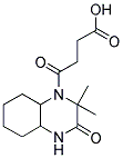 4-(2,2-DIMETHYL-3-OXO-OCTAHYDRO-QUINOXALIN-1-YL)-4-OXO-BUTYRIC ACID Struktur