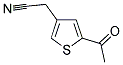 (5-ACETYL-3-THIENYL)METHYL CYANIDE Struktur