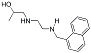 1-((2-((1-NAPHTHYLMETHYL)AMINO)ETHYL)AMINO)PROPAN-2-OL Struktur