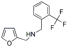 1-(2-FURYL)-N-(2-(TRIFLUOROMETHYL)BENZYL)METHANAMINE Struktur