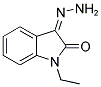 1-ETHYL-3-HYDRAZONO-1,3-DIHYDRO-INDOL-2-ONE Struktur