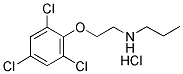 N-[2-(2,4,6-TRICHLOROPHENOXY)ETHYL]-1-PROPANAMINE HYDRACHLORIDE Struktur