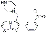 6-(3-NITRO-PHENYL)-5-PIPERAZIN-1-YLMETHYL-IMIDAZO-[2,1-B]THIAZOLE Struktur