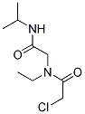 2-CHLORO-N-ETHYL-N-[2-(ISOPROPYLAMINO)-2-OXOETHYL]ACETAMIDE Struktur