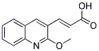 3-(2-METHOXY-QUINOLIN-3-YL)-ACRYLIC ACID Struktur