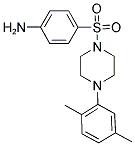 4-([4-(2,5-DIMETHYLPHENYL)PIPERAZIN-1-YL]SULFONYL)ANILINE Struktur