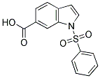 1-PHENYLSULFONYLINDOLE-6-CARBOXYLIC ACID Struktur