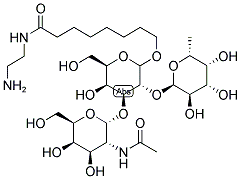 BLOOD GROUP A TRISACCHARIDE AMINE DERIVATIVE Struktur