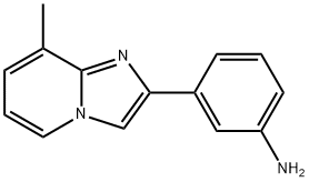 3-(8-METHYLIMIDAZO[1,2-A]PYRIDIN-2-YL)ANILINE Struktur