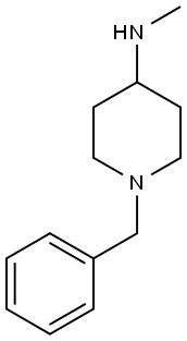 1-BENZYL-N-METHYL-4-PIPERIDINAMINE Struktur